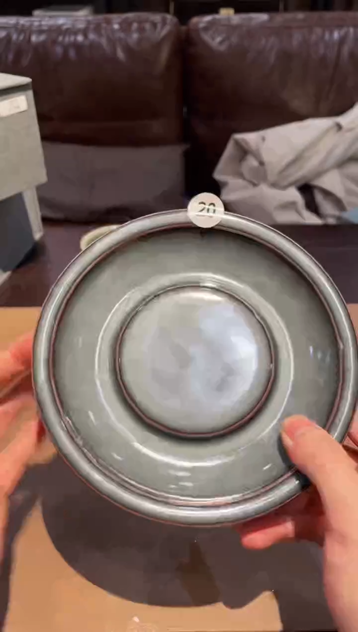 20窑承青瓷美铁胎壶承