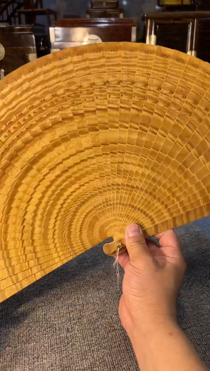 金丝楠金丝楠木扇子高货