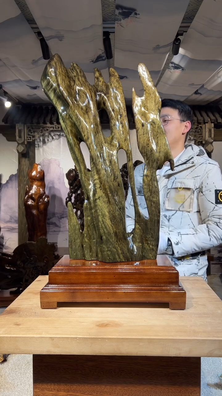 【闪购商品】金丝楠金丝楠小叶桢楠摆件75-40-21