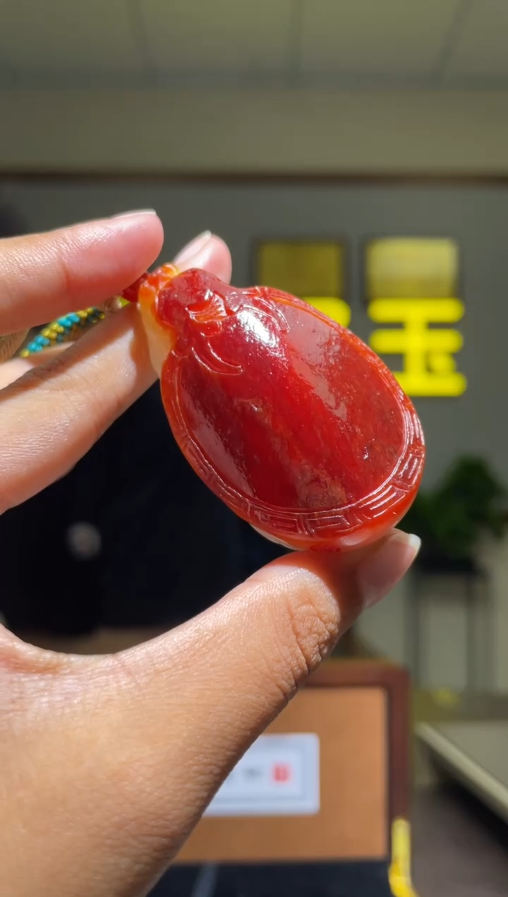 未镶嵌和田玉挂件Y*子龙龟