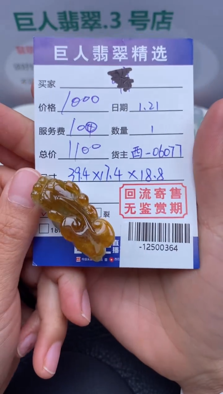 【闪购商品】翡翠颈饰未镶嵌多人-12500364