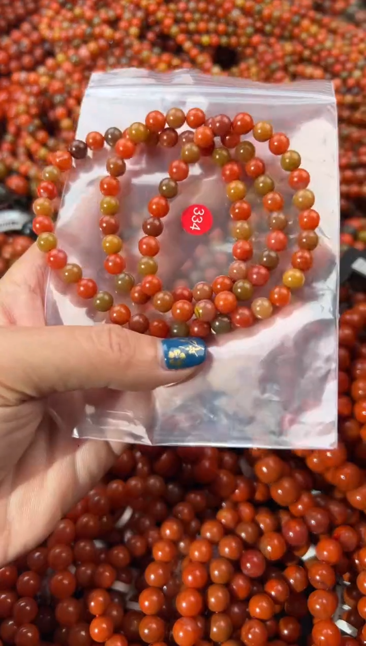 未镶嵌手串南红玛瑙1