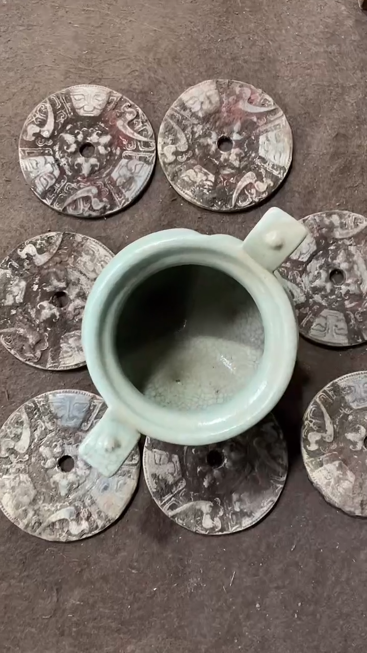 【闪购商品】瓷片手工，手绘，瓷片
