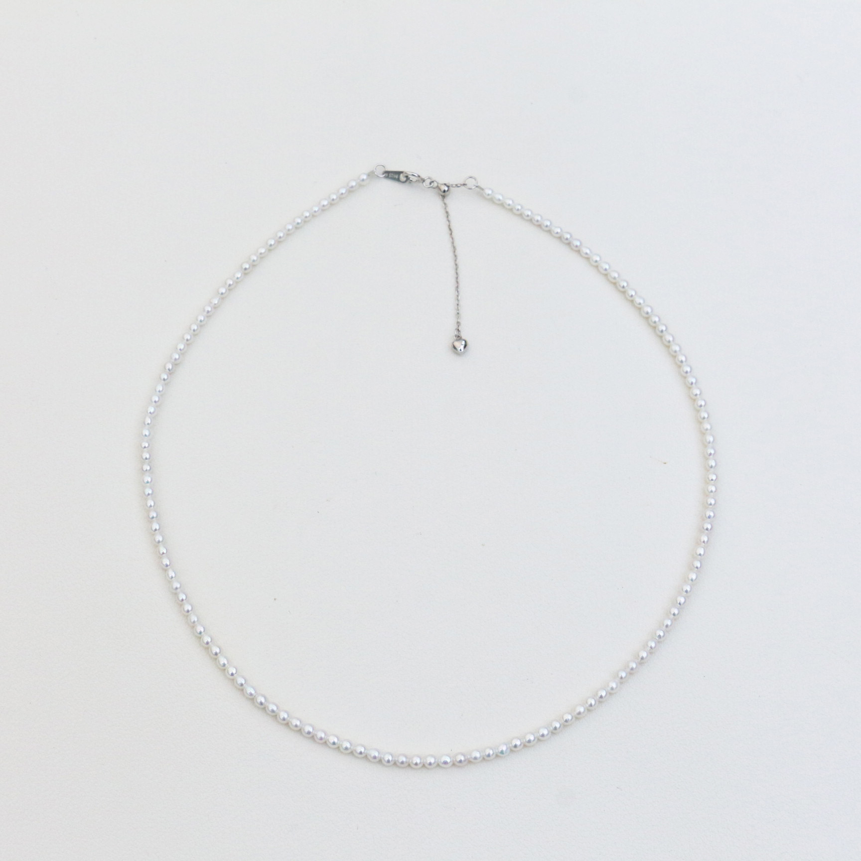 链子925银 S925银2.5mm-3.5mm小米珠项链锁骨链时尚百搭简约