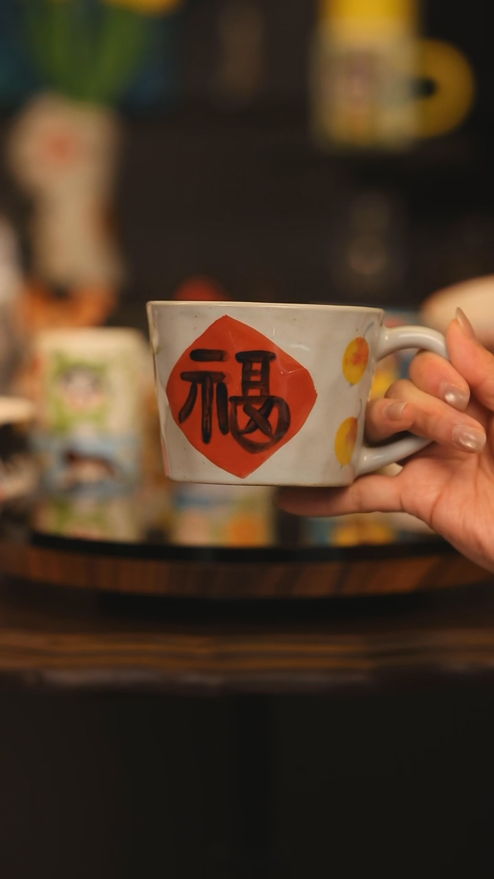 【闪购商品】摆件景德镇釉下彩绘设计师款陶瓷