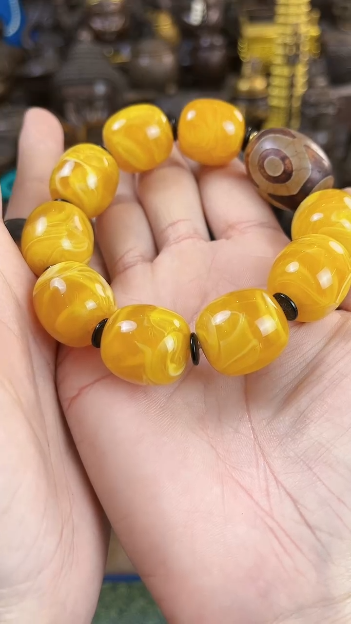 【闪购商品】蜜蜡手链未镶嵌【闪购商品闪购商品】