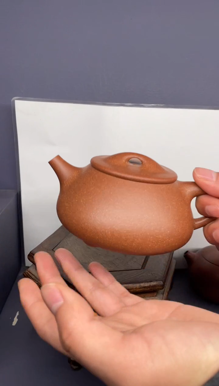 【闪购商品】紫砂茶壶五彩泥 石瓢