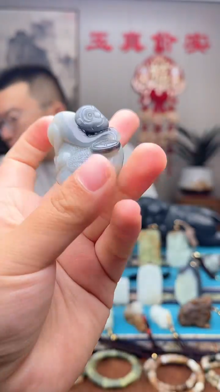 和田玉未镶嵌挂件1