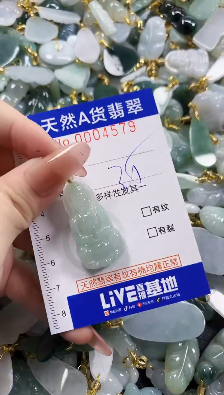 颈饰未镶嵌翡翠天然A货翡翠1