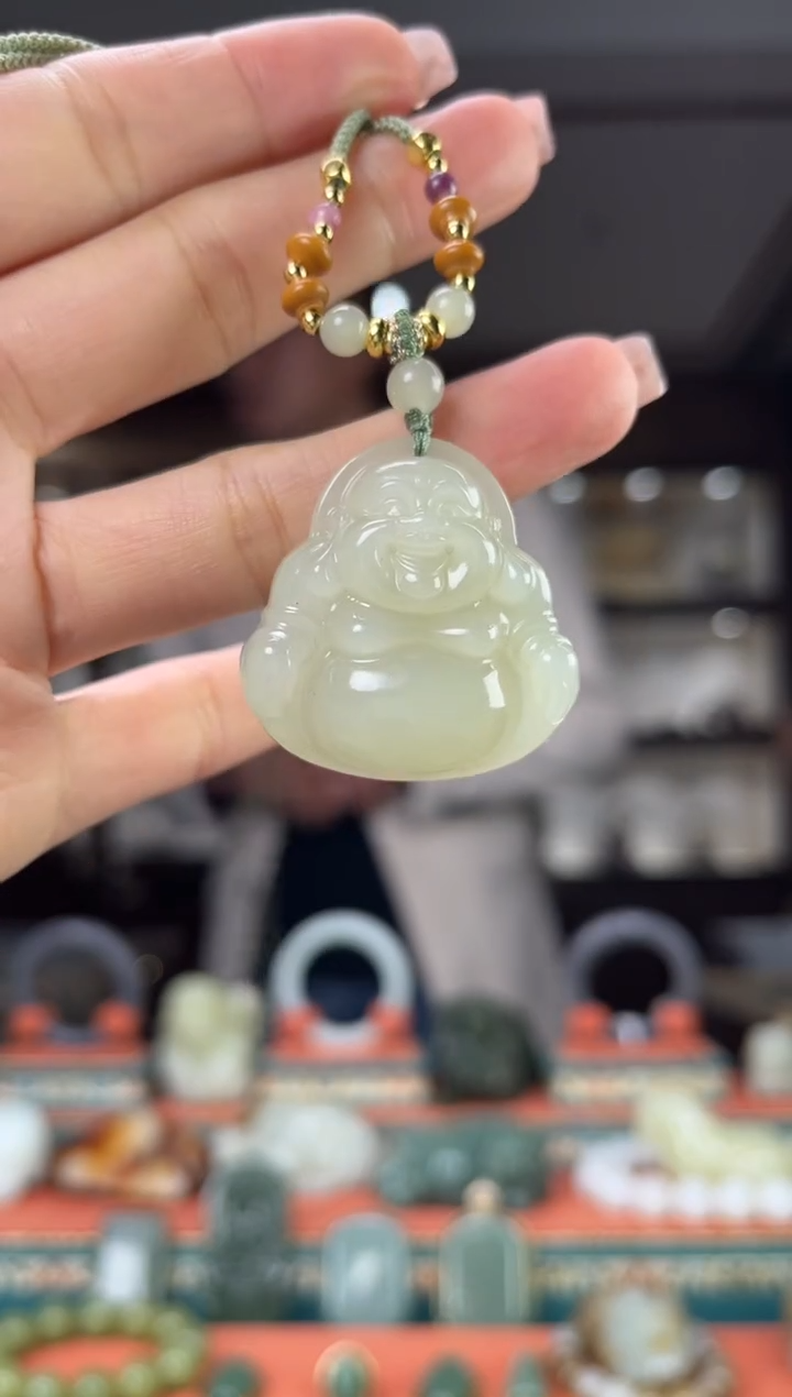 【闪购商品】和田玉颈饰未镶嵌佩佩35mm左右