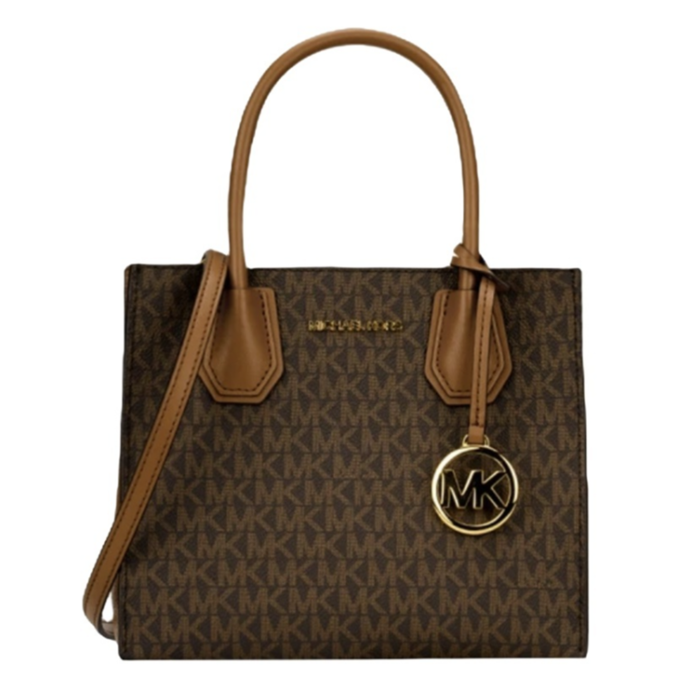 MICHAEL KORS/迈克高仕MERCER女士中号 预售 经典老花棕色包