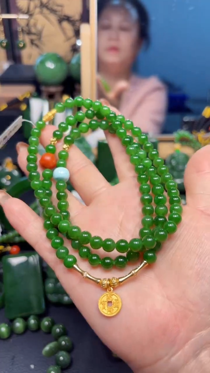 【闪购商品】和田玉（碧玉）颈饰未镶嵌1