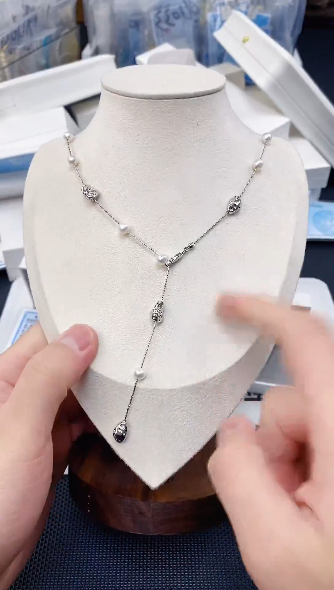 未镶嵌耳饰淡水珍珠xl1053