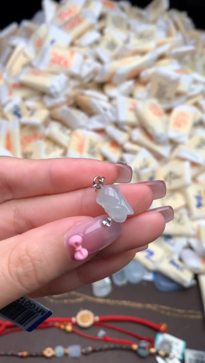 【闪购商品】翡翠挂件银S925镶嵌一