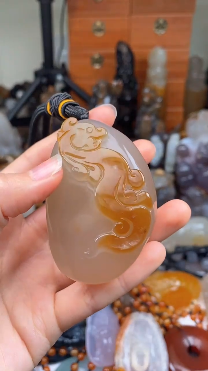 【闪购商品】玛瑙/玉髓颈饰未镶嵌AA