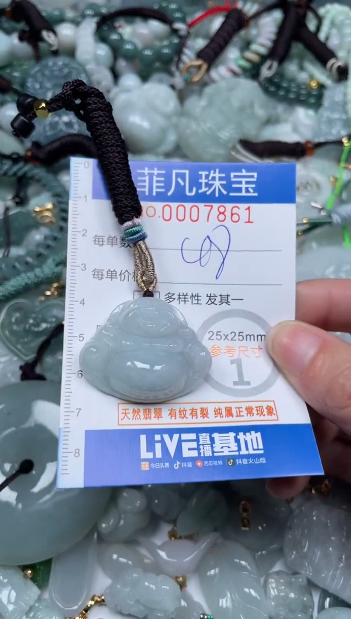 【闪购商品】翡翠颈饰未镶嵌00..7861