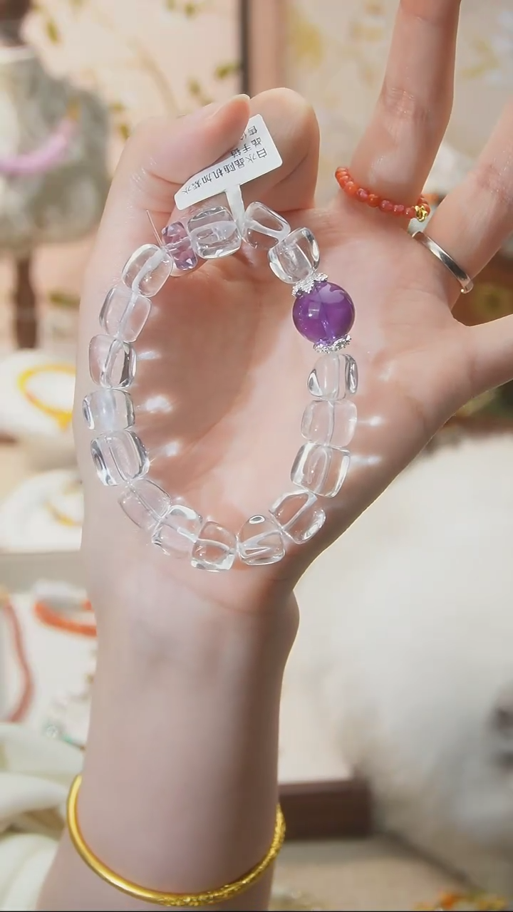 【闪购商品】水晶手链未镶嵌 颜色微差多样性发货发其一