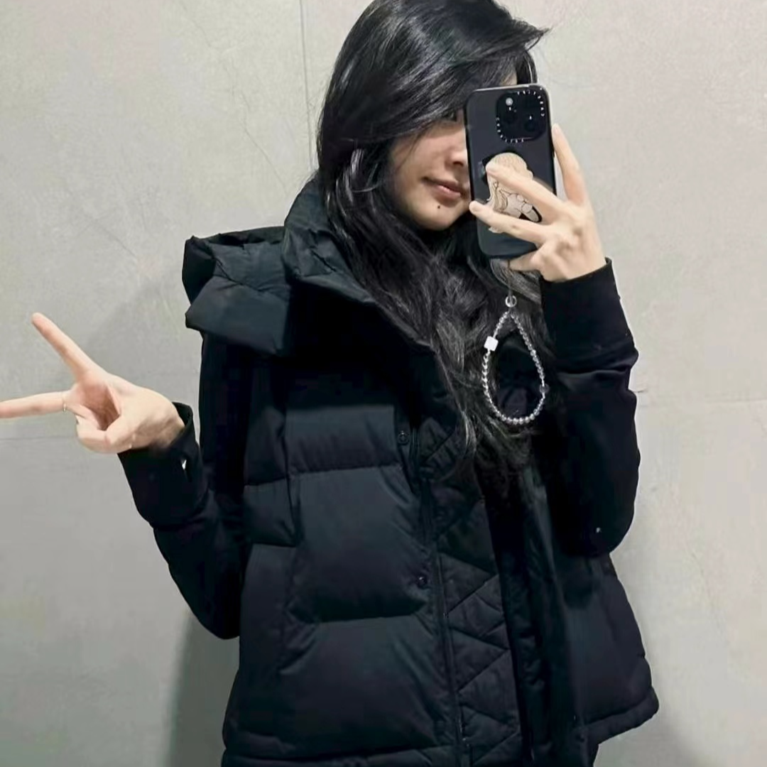 泡芙四格羽绒连帽马甲小鹿专属-1