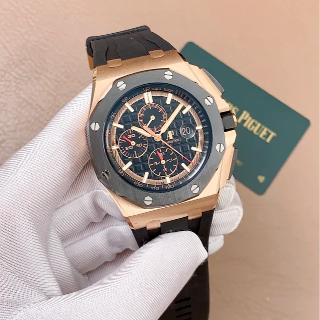 95新 Audemars Piguet/爱彼 礼尚往来26401卡18年爱彼男表K11939
