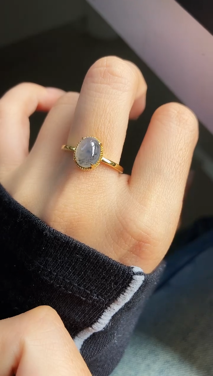 银S925镶嵌戒指翡翠12