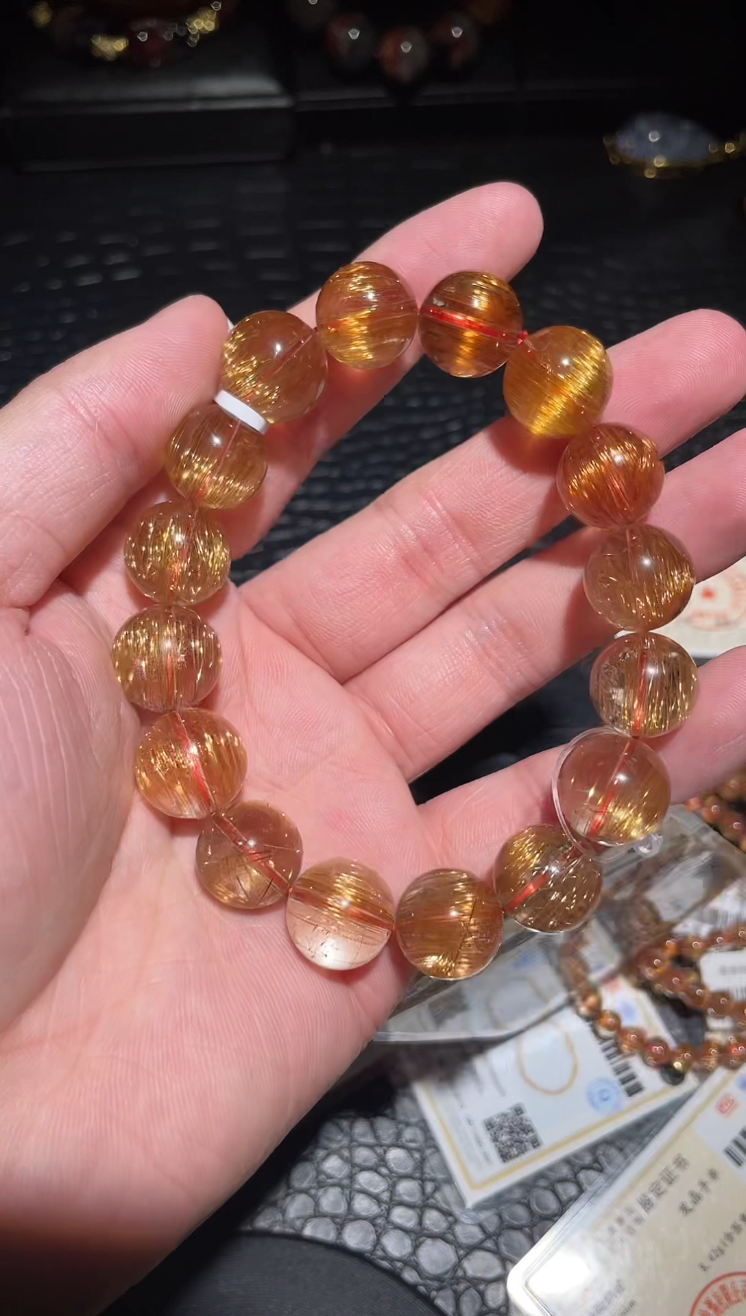 手链未镶嵌水晶单圈发晶A14