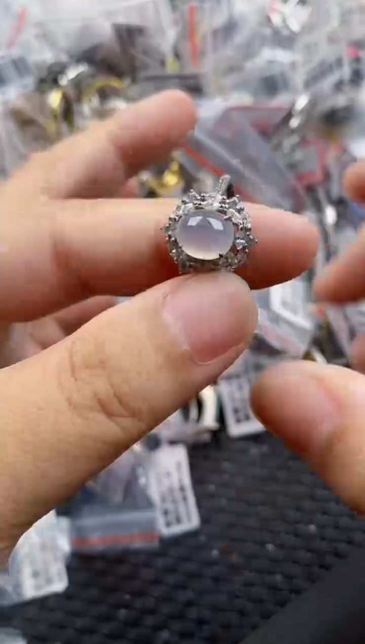 翡翠戒指银S925镶嵌4444    9