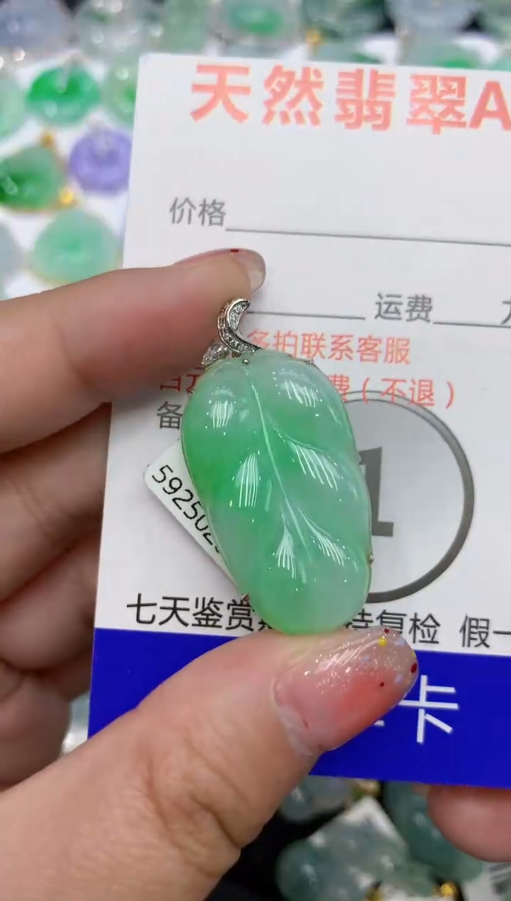 【闪购商品】翡翠颈饰18K金镶嵌111111111111