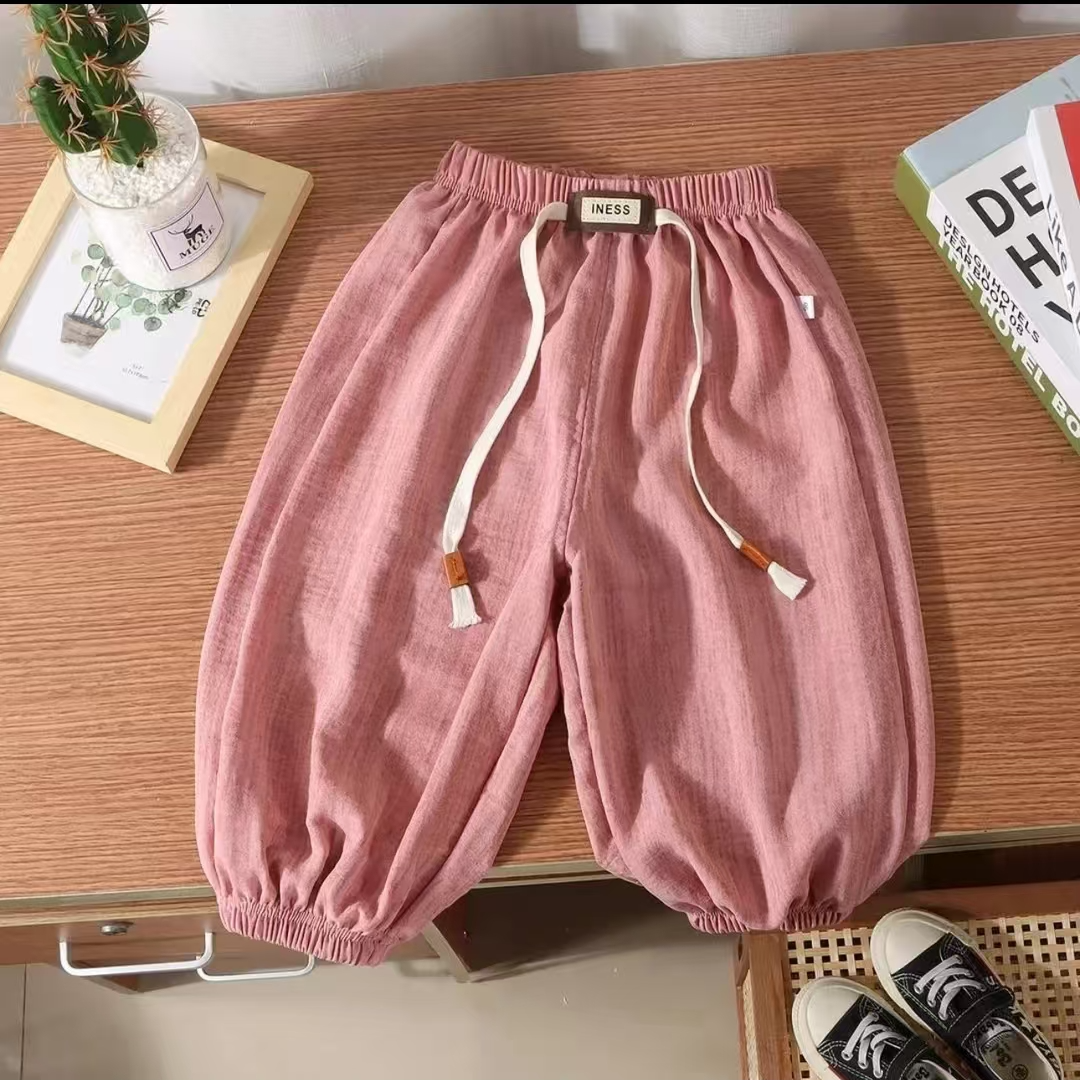 卫裤春秋加绒长裤童装休闲裤裤子男女通用