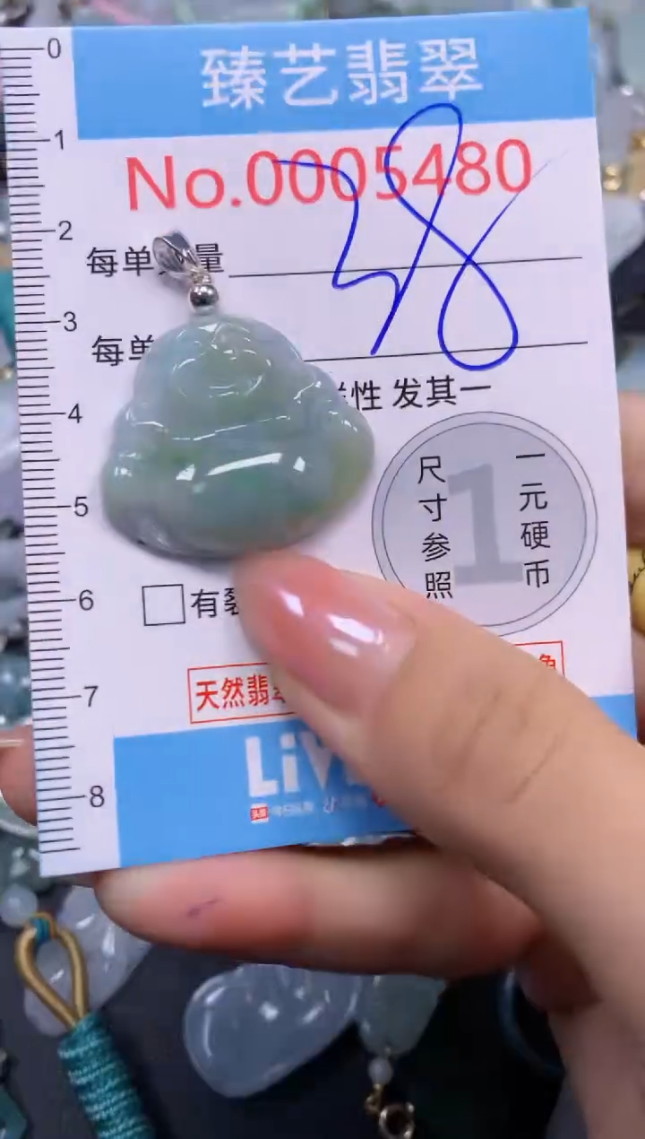 颈饰未镶嵌翡翠5480
