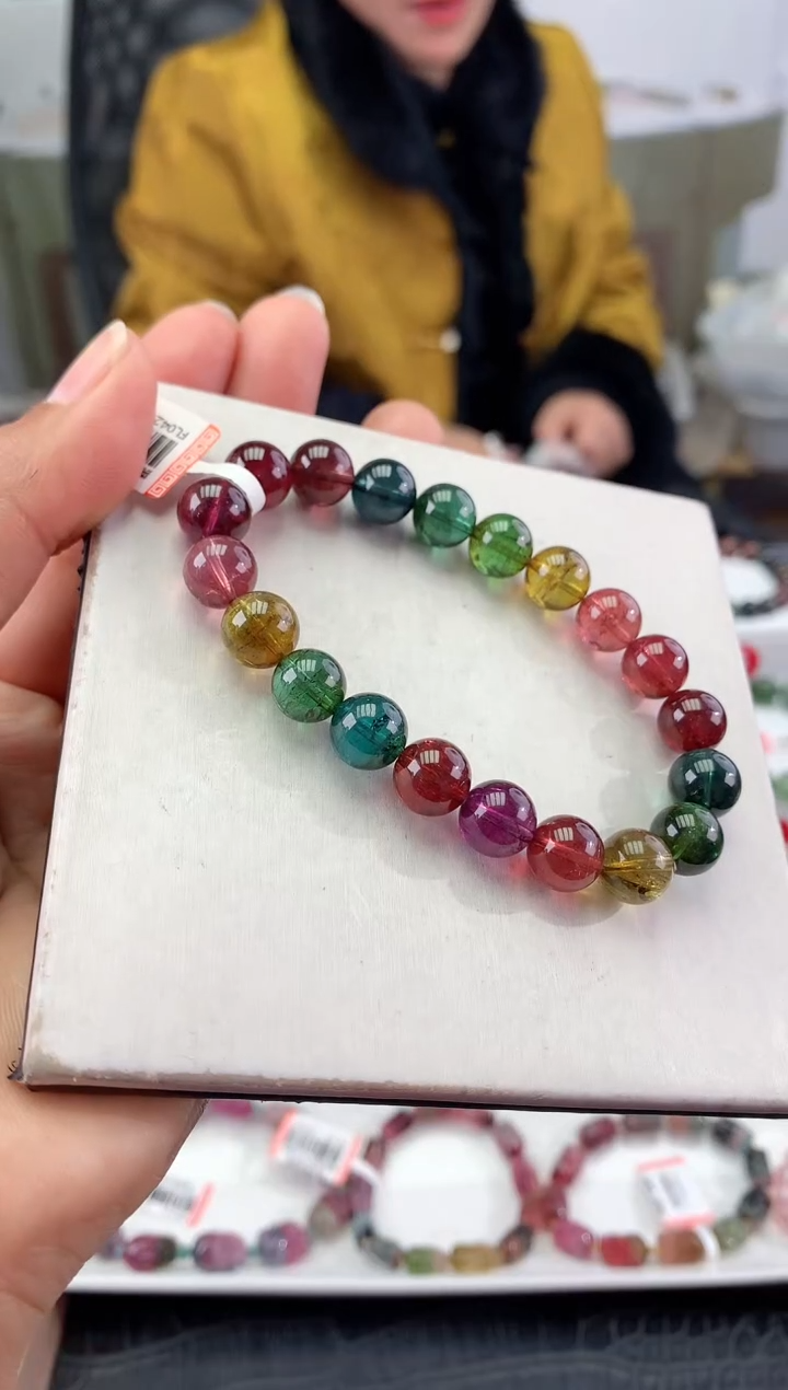 未镶嵌手串碧玺多样性发一条