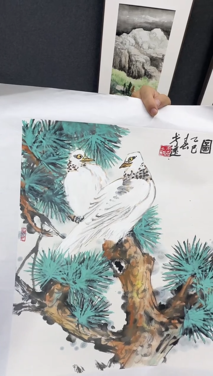 国画戈老师国画作品