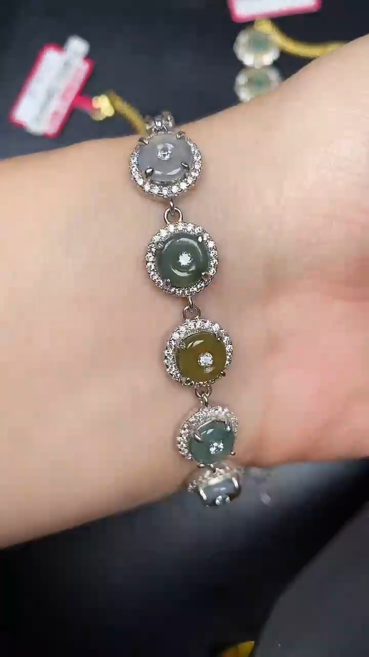 银S925镶嵌戒指翡翠1260