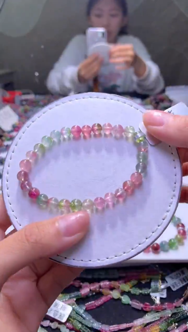 未镶嵌手串碧玺A61【天然碧玺】