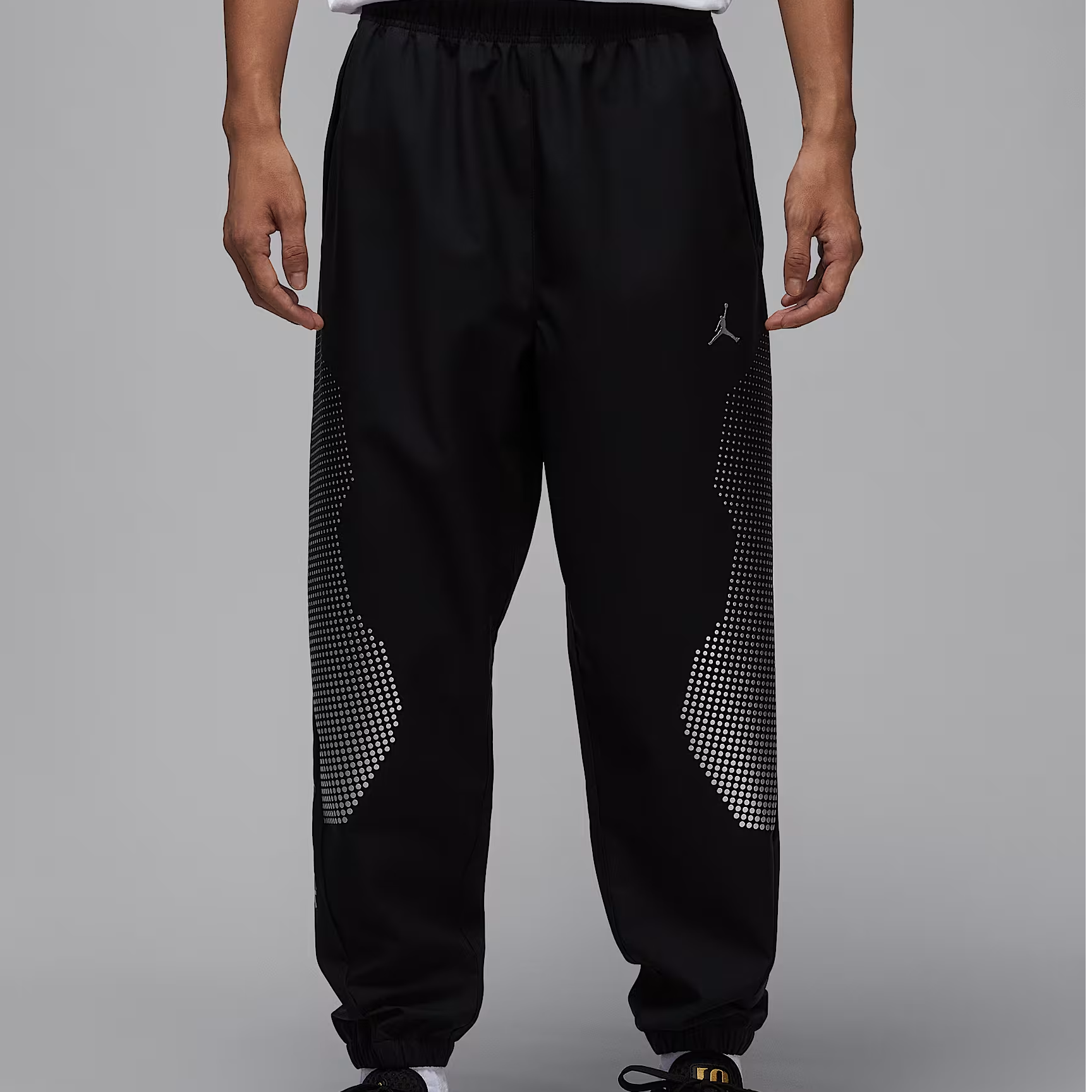 耐克/NIKE男子黑色Jordan束脚舒适系带休闲运动裤 HF9891011
