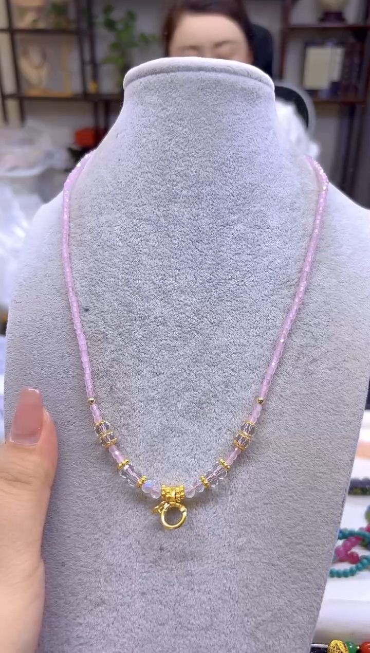 未镶嵌颈饰水晶DIY款X712