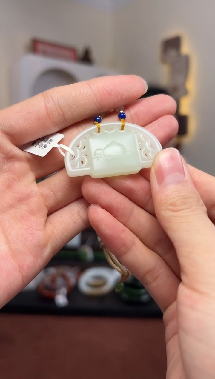 【闪购商品】和田玉颈饰未镶嵌44*25*9 