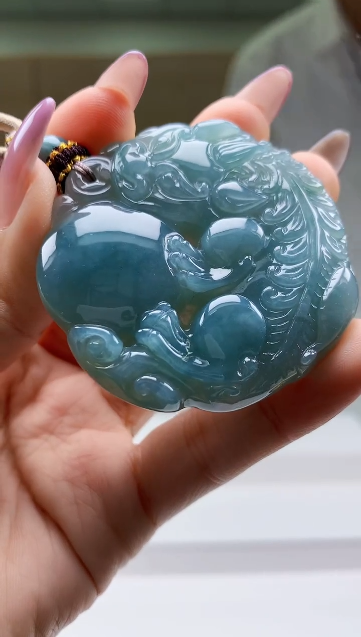【闪购商品】定制翡翠未镶嵌5028ty-毛货挂件14