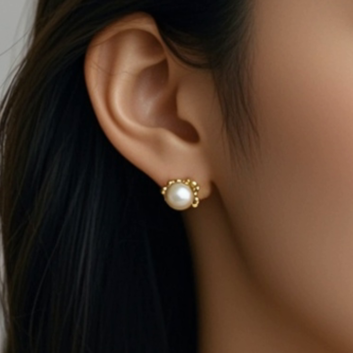 铜合金耳饰 铜合金耳饰铜合金耳饰银针珍珠耳钉/手链/项链耳环