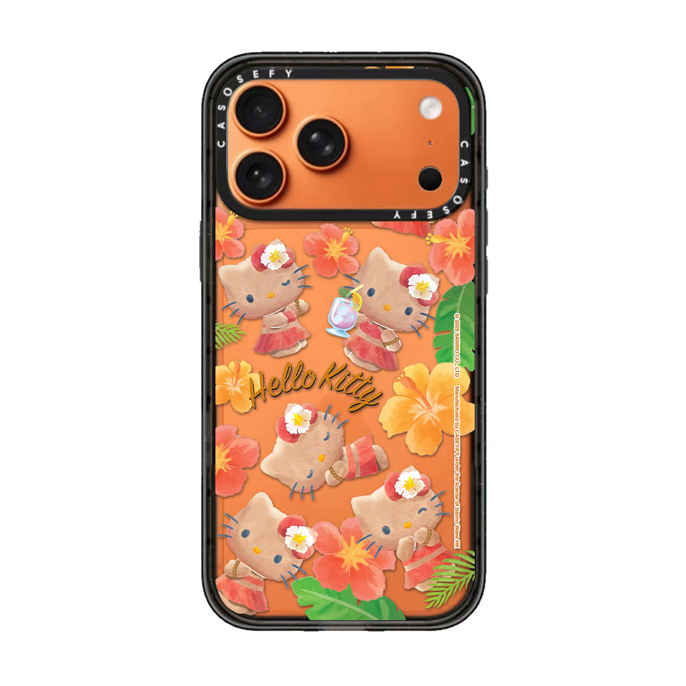 黑皮Kitty猫17promax手机壳适用苹果iphone16pro保护套14防摔13玉