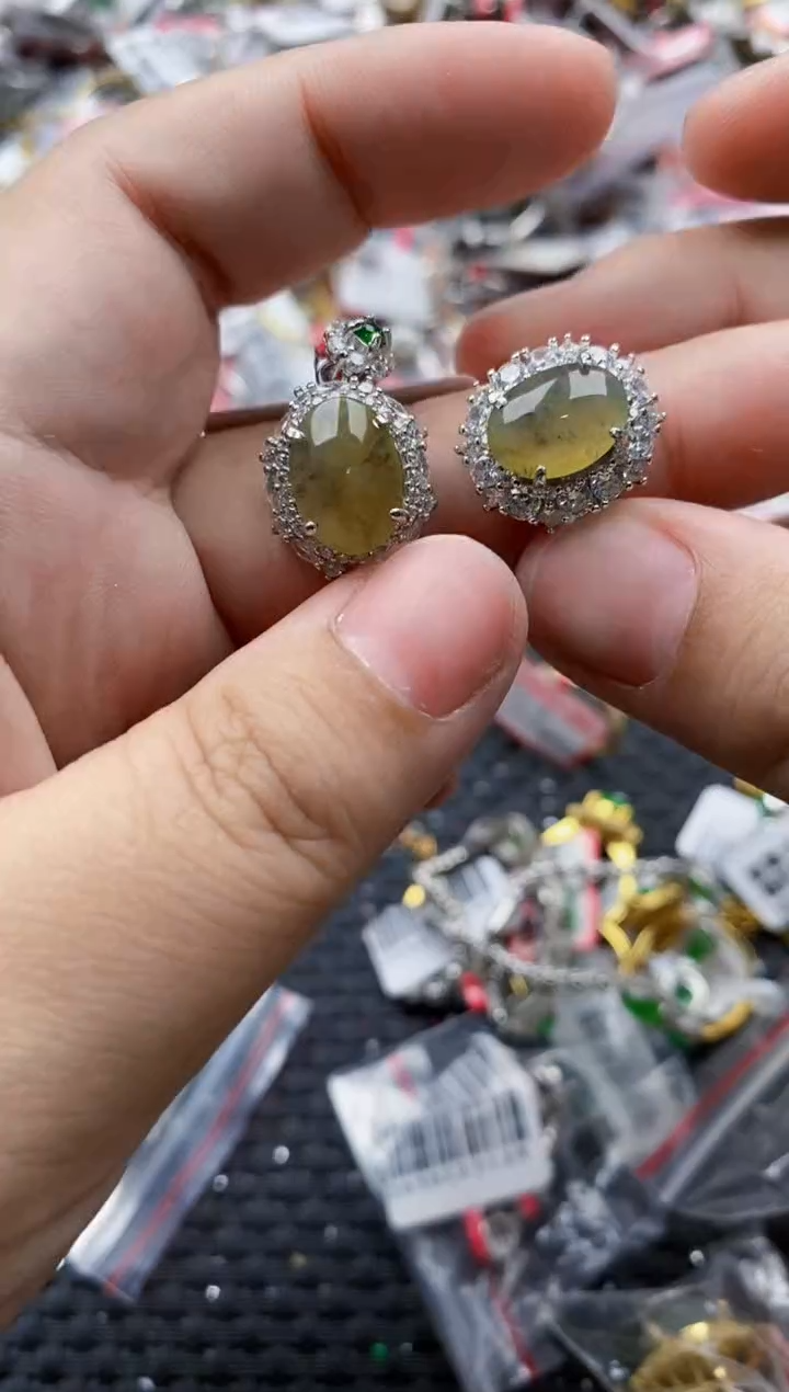 翡翠银S925镶嵌戒指222222---4555555