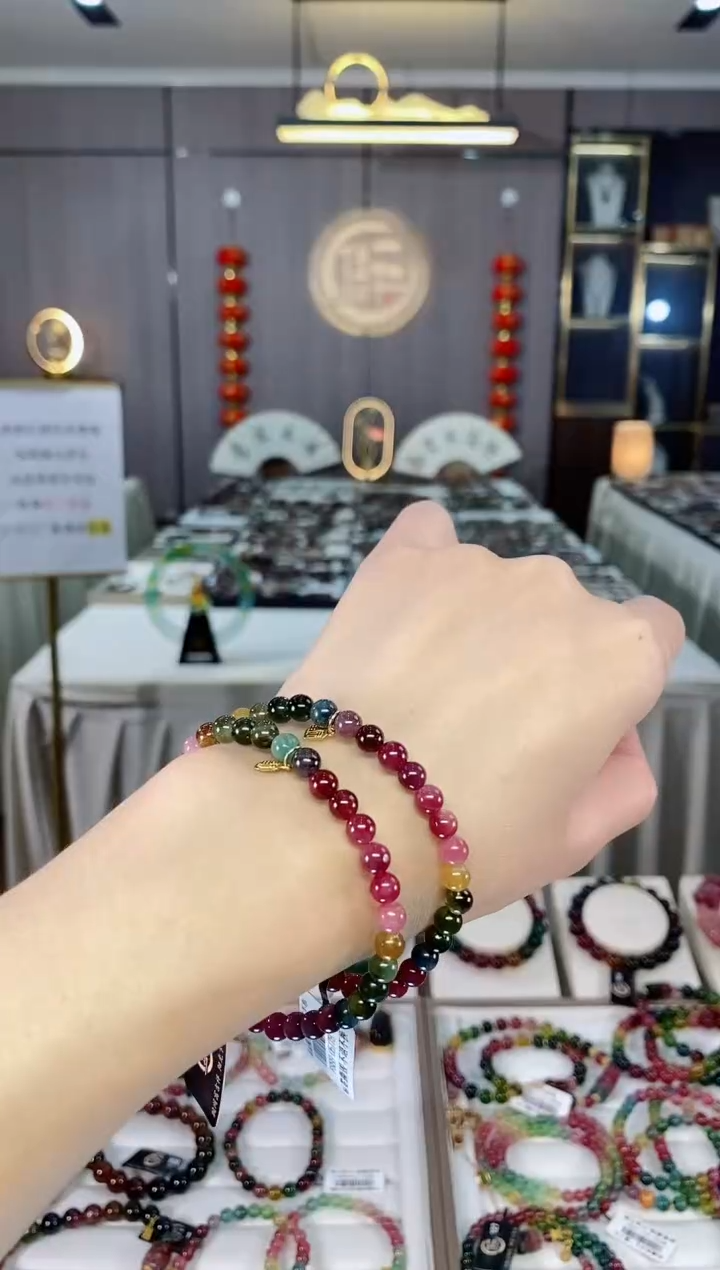 单圈手串未镶嵌碧玺hon多样性发货一条