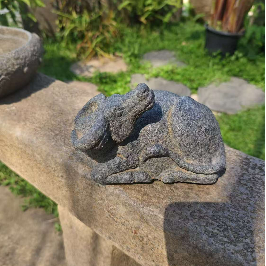 石锦坊流水摆件（卧牛）