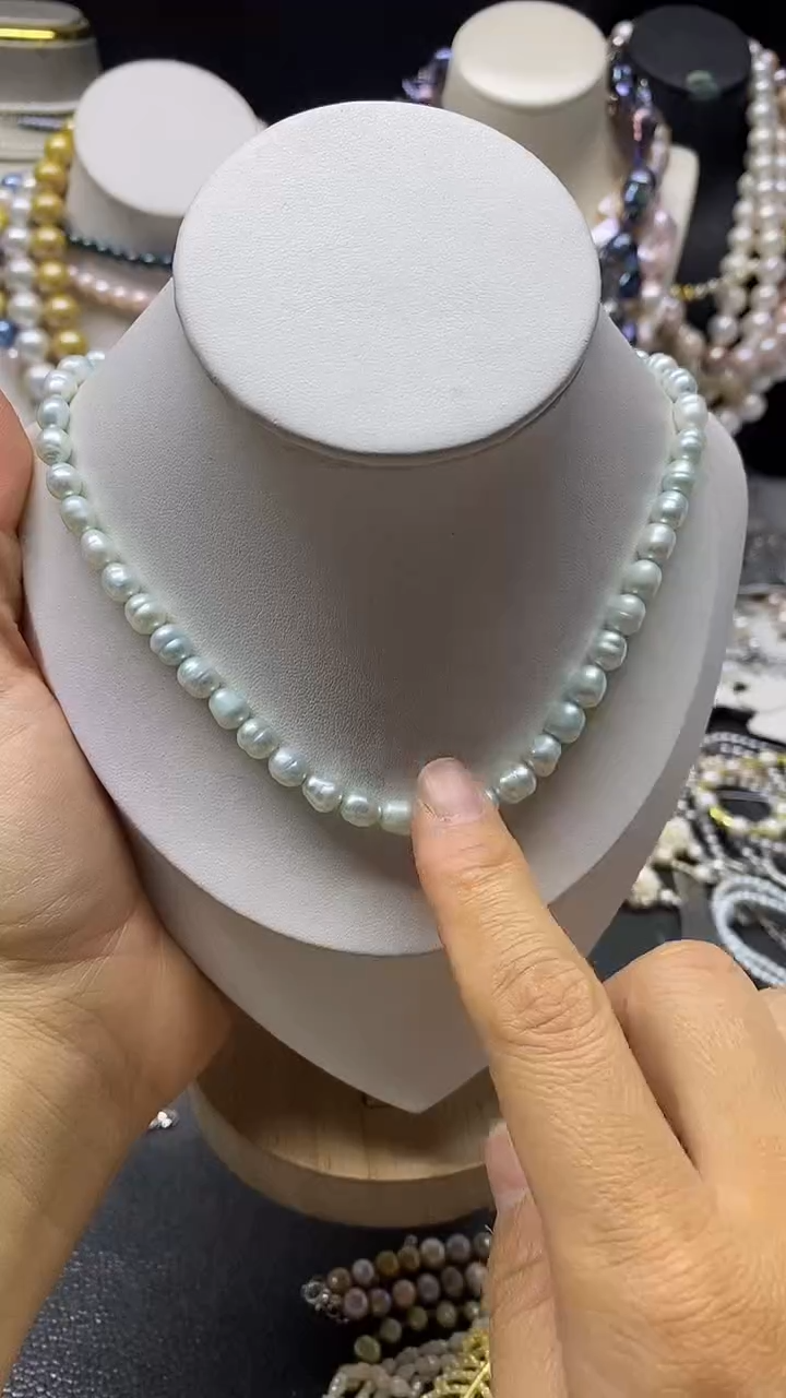 颈饰未镶嵌淡水珍珠多人