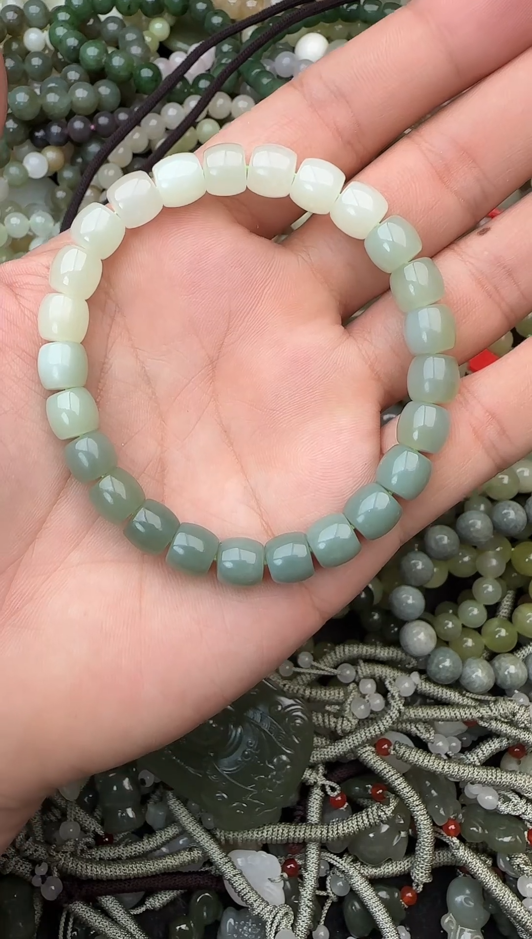 颈饰未镶嵌和田玉拍一发一