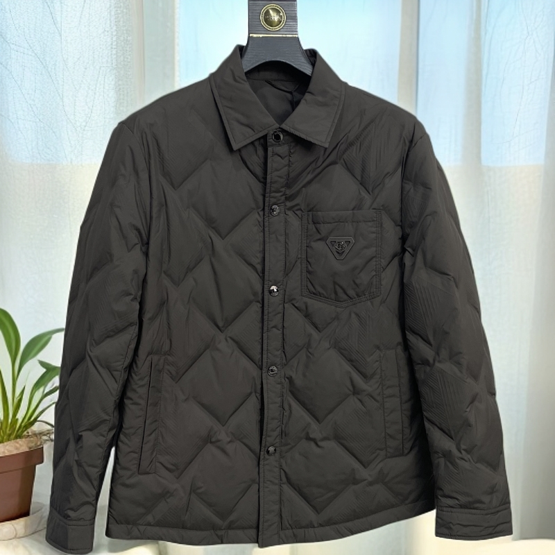 25F-6522时尚棱格羽绒翻领基础大众休闲时尚百搭款