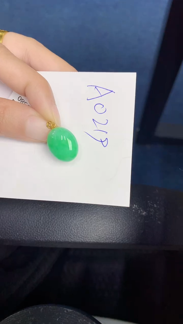 【闪购商品】翡翠颈饰18K金镶嵌000000000