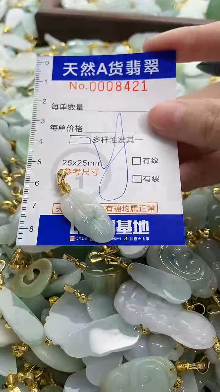 颈饰未镶嵌翡翠天然A货翡翠