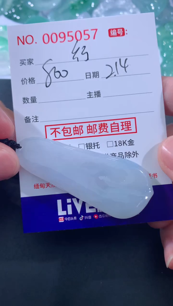 【闪购商品】翡翠颈饰未镶嵌巅