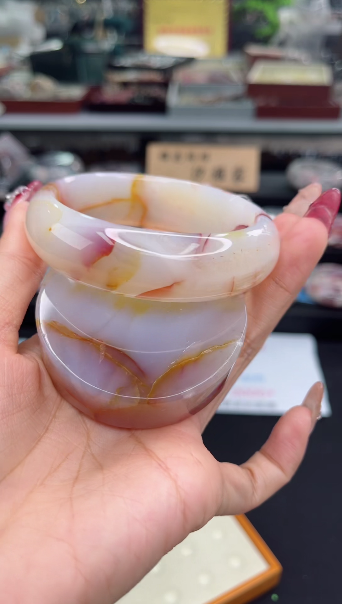 【闪购商品】石英质玉手镯未镶嵌61圈口（赠品镯心）6681343