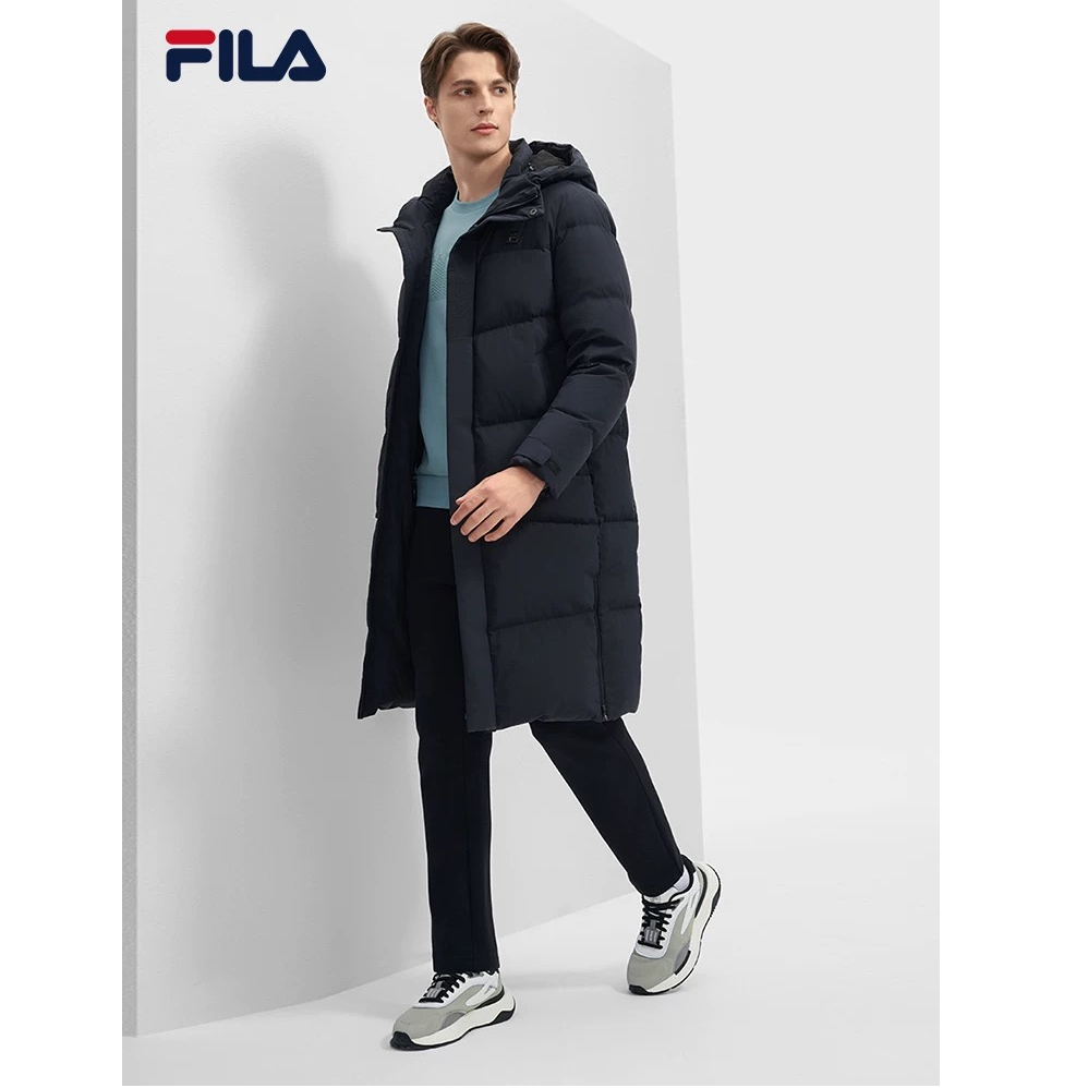 斐乐高质VC羽绒男女长款鹅绒羽绒服24冬季保暖外套F11M443908F